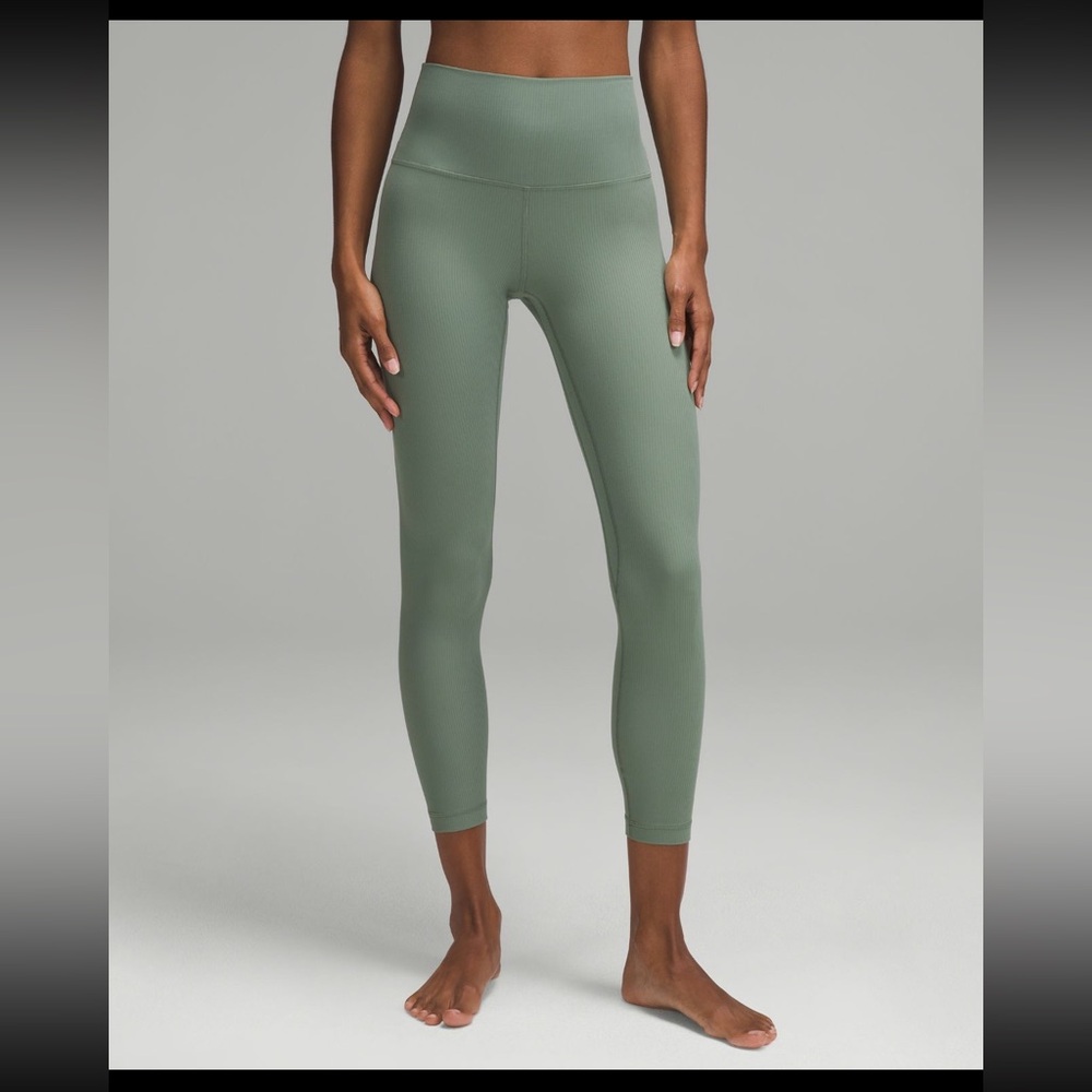 Lululemon align ribbed leggings. 25” size 2